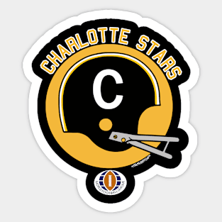 Charlotte Stars (World Football League) "C" Logo 1974 Sticker